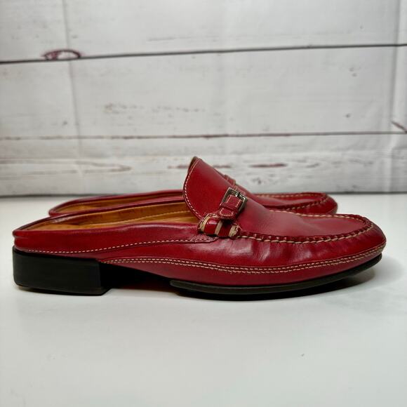 Cole Haan Country Red Leather Slip On Loafers size 8 - Picture 8 of 8